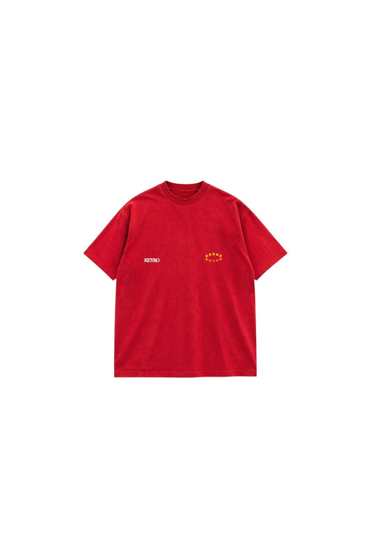 Keyro 5-Star Heavyweight T-Shirt (Cherry)