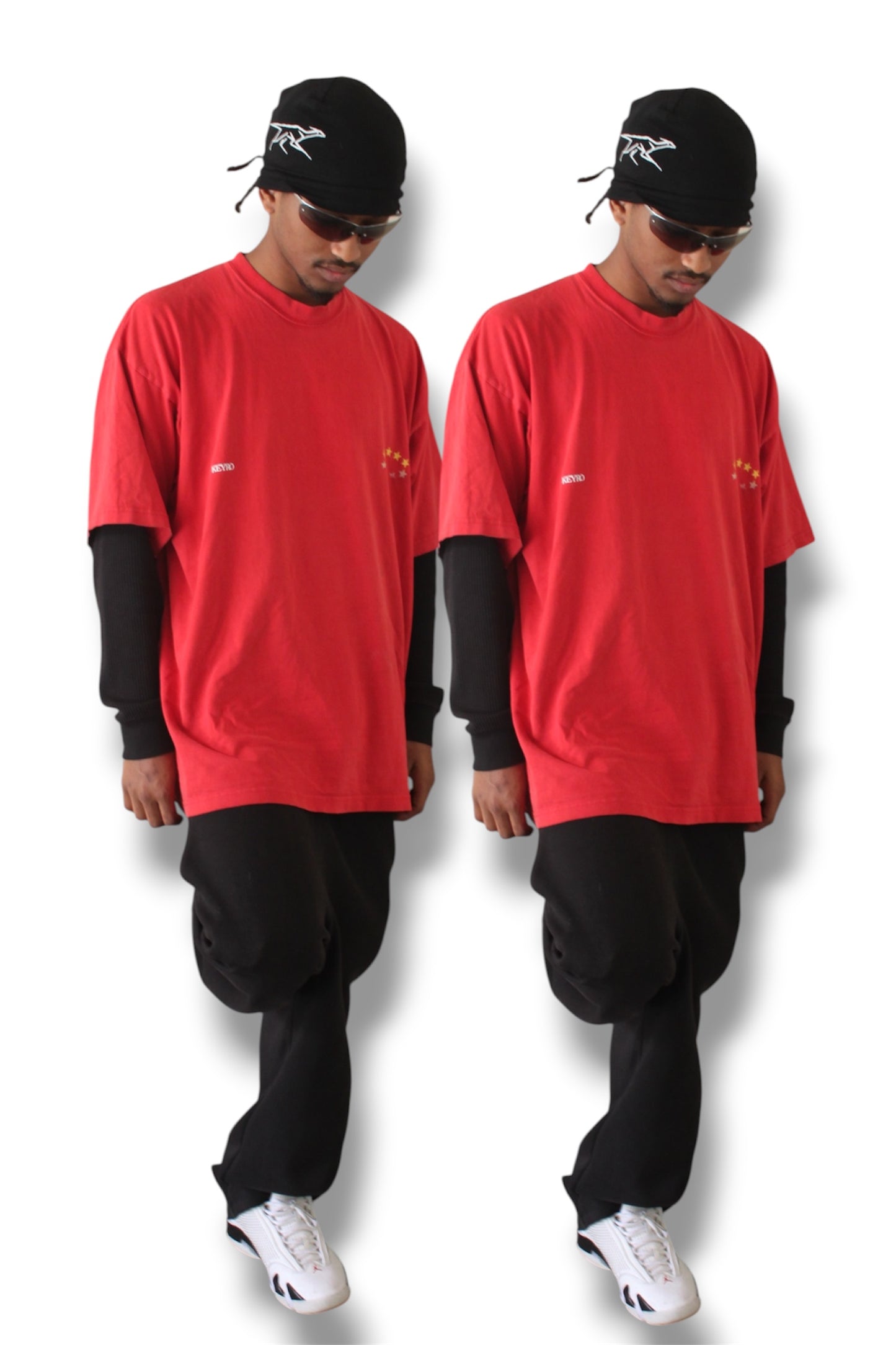 Keyro 5-Star Heavyweight T-Shirt (Cherry)