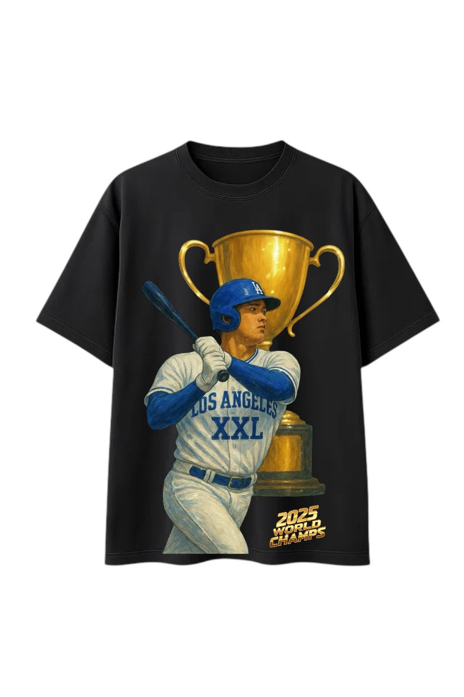 Shohei Ohtani XXL Black “2025 World Champs” T-Shirt