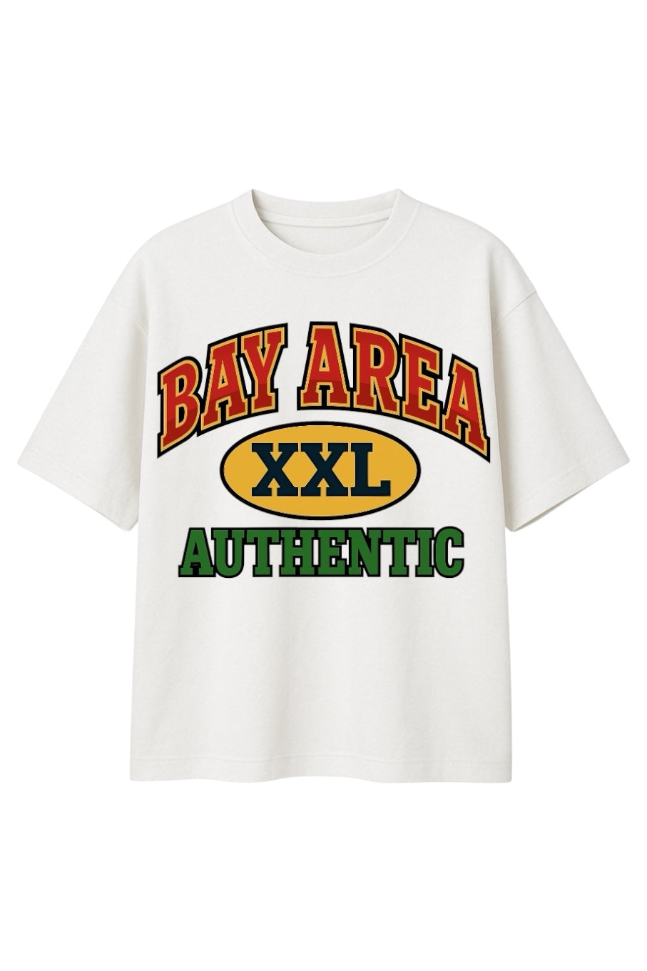 White Bay Area XXL T Shirt